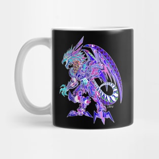 diamond quetzalcoatl mecha dragon ecopop robot mexican pattern art Mug